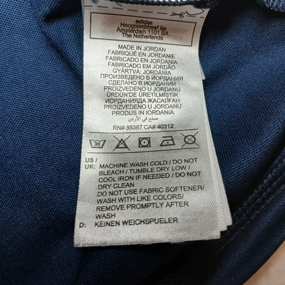 Adidas Little League World Series 2024 T-Shirt Navy Blue Size S - Picture 3 of 8